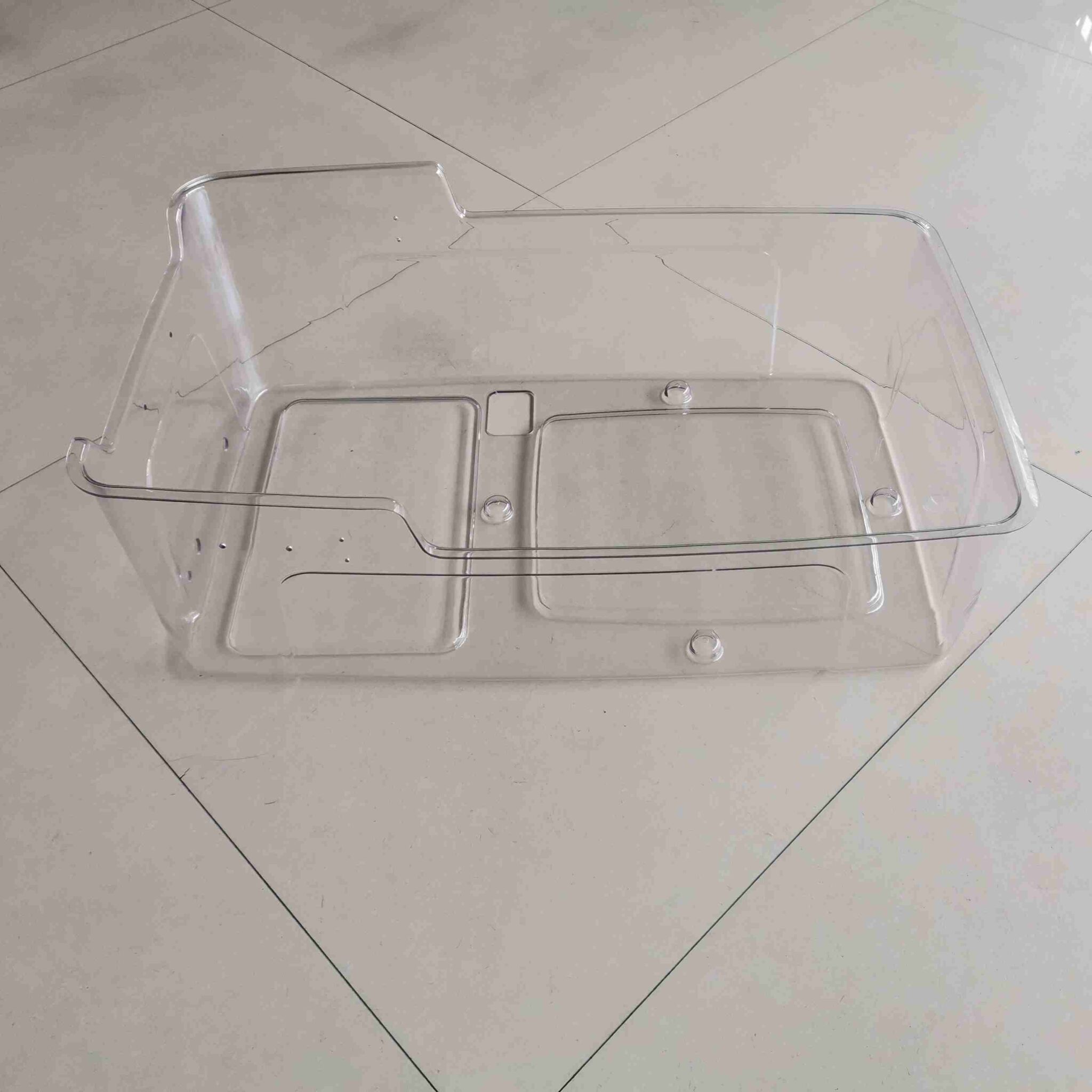 transparent casing