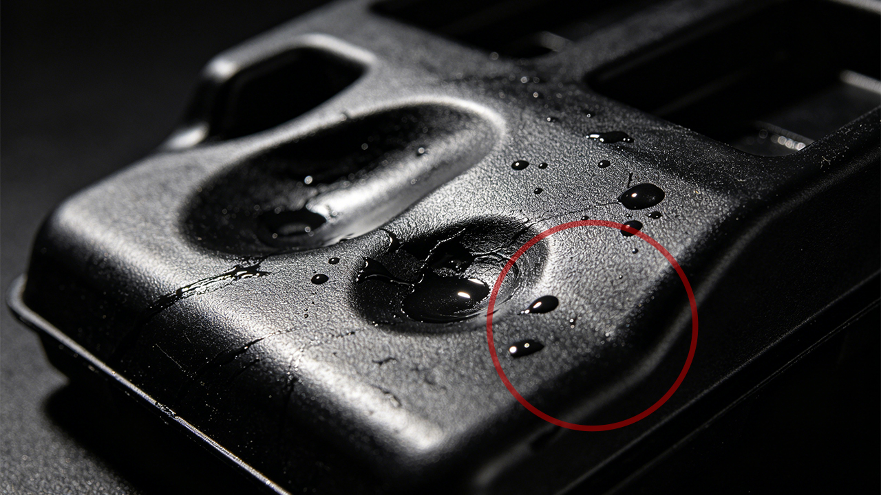 Injection molding sink marks