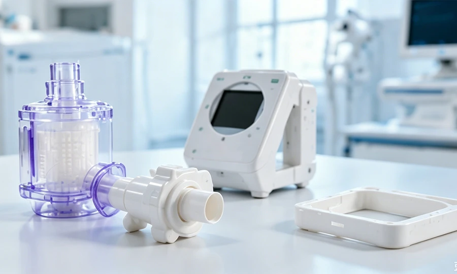 Medical component injection molding