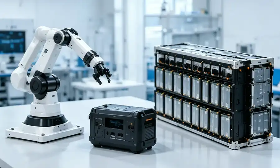 Robotic component injection molding