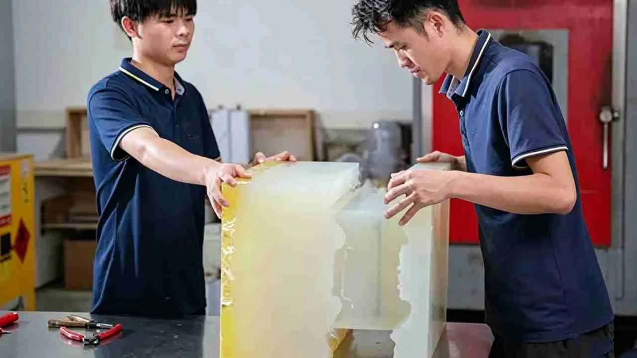 silicone mold curing time