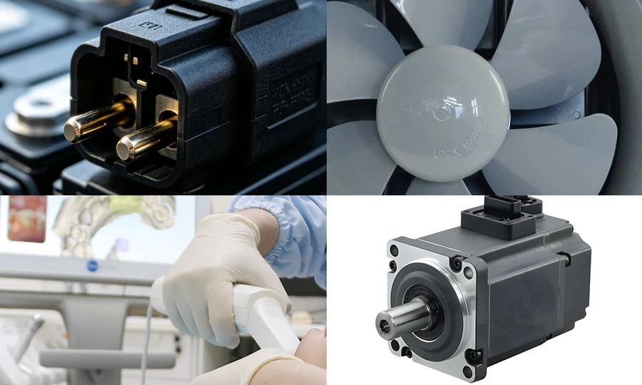 PPS plastic automotive connector applications