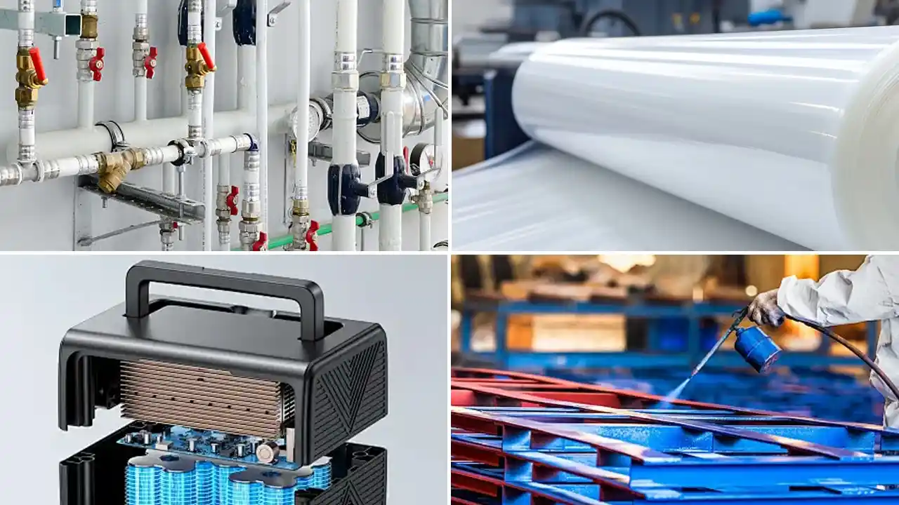 PVDF plastic industrial applications