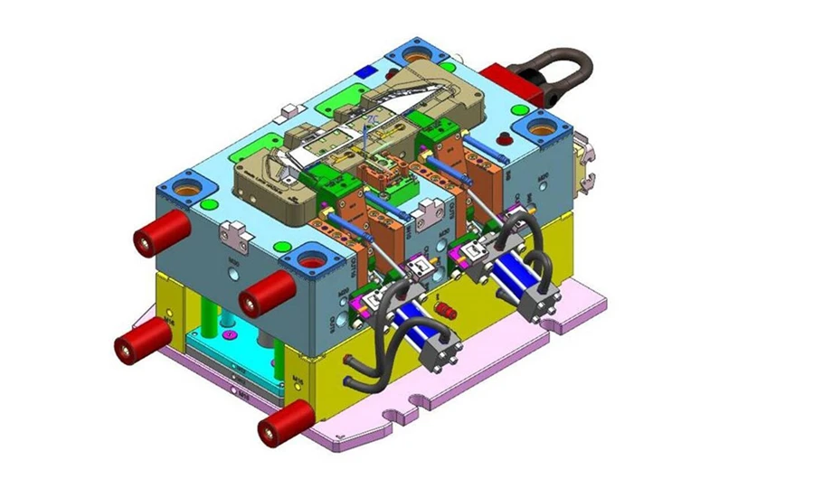 SAN plastic mold gate design